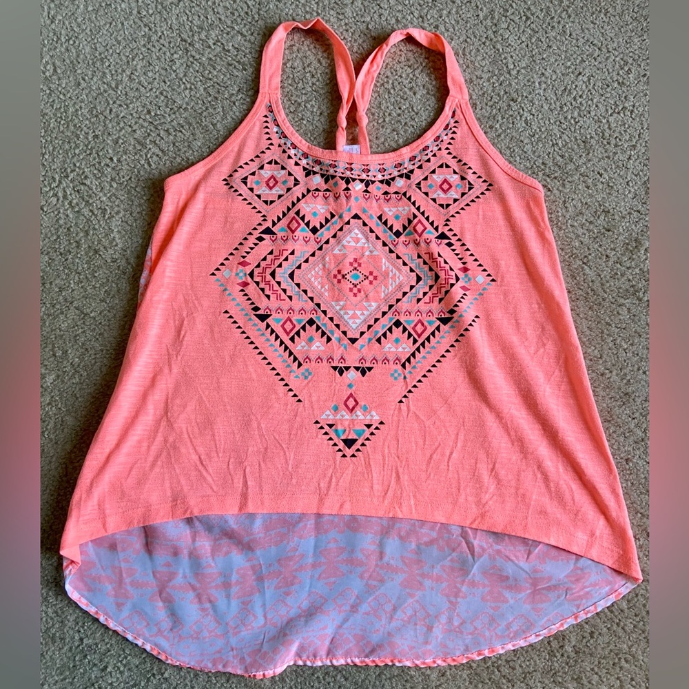 Woman’s size large tapered tank top.